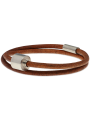 Glad leder cognac