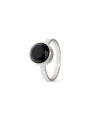Zwarte onyx facet staal