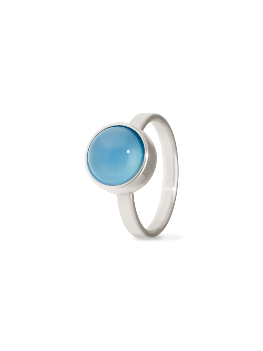 Agaat blauw staal
